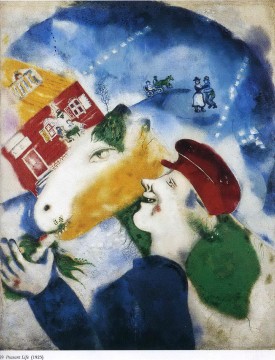 Marc Chagall œuvres - Vie paysanne contemporain Marc Chagall